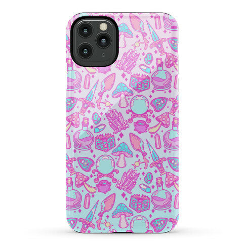 Pastel Goth Witch Pattern Phone Case